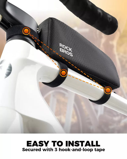 ROCKBROS taška na kolo Vodotěsná taška s rámem Vyjímatelná taška s trojúhelníkem 0,9L