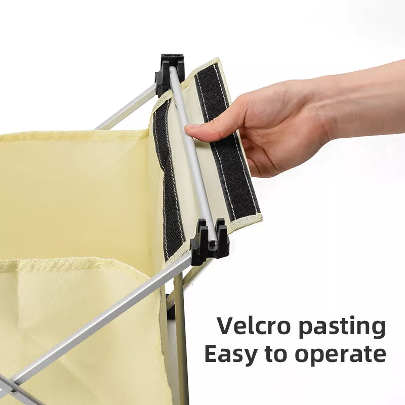Quanature kempingový stůl skládací hliníkový stůl s 600D taškovým piknikovým stolem do 15 kg