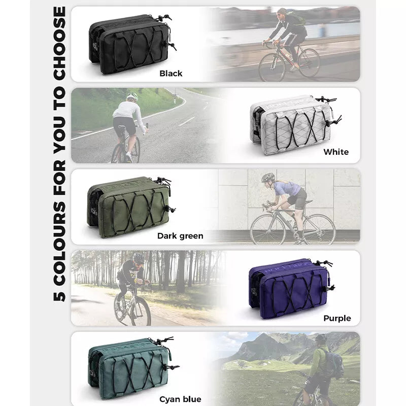 ROCKBROS 1L taška na kolo dvourámová taška horní trubka přední 5 barev na silniční kolo MTB