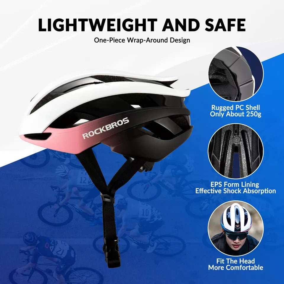 ROCKBROS cyklistická přilba pro ženy a muže cyklistická přilba 4 barvy ochranná přilba M/L 55-61 cm