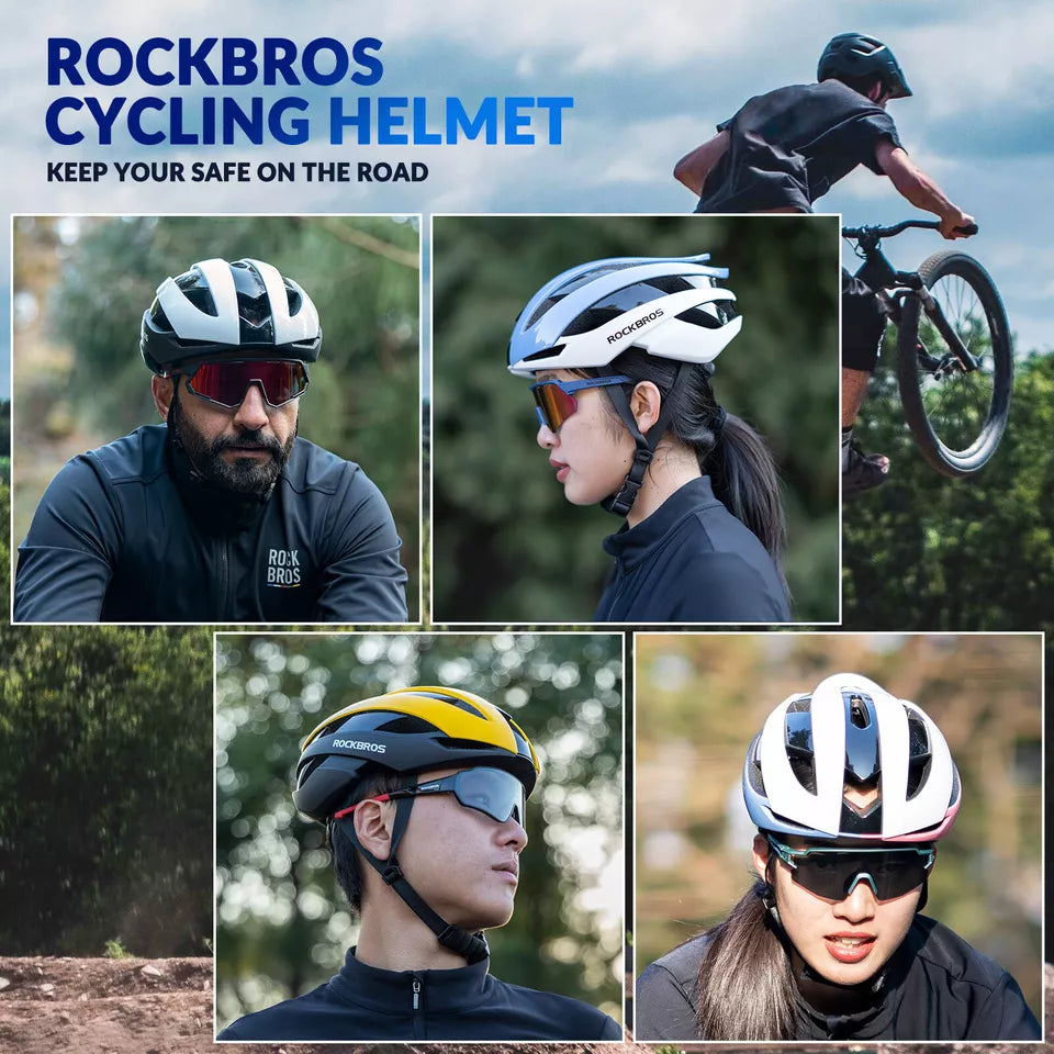 ROCKBROS cyklistická přilba pro ženy a muže cyklistická přilba 4 barvy ochranná přilba M/L 55-61 cm