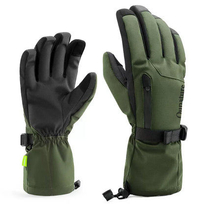 Rukavice Qunature Zimní lyžařské/sněhové rukavice Větruodolné pro kolo/motocykl XS-XL